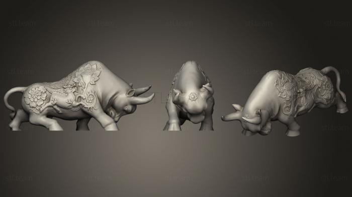 3D model Bull Sculpture (STL)